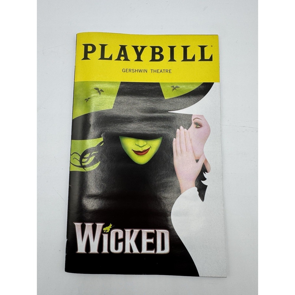 Playbill Wicked Gershwin Theatre Jordan Litz January 2025 Broadway